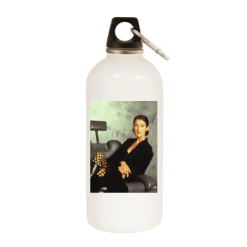 Celine Dion White Water Bottle With Carabiner