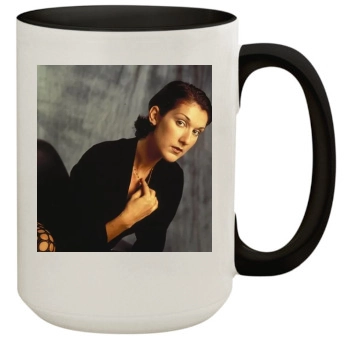 Celine Dion 15oz Colored Inner & Handle Mug