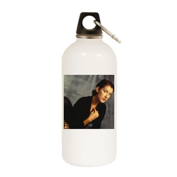 Celine Dion White Water Bottle With Carabiner