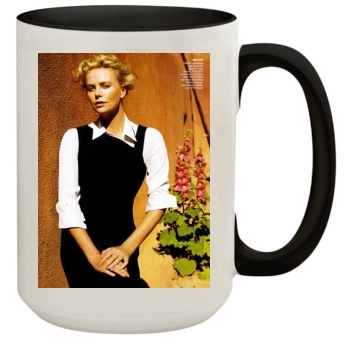 Charlize Theron 15oz Colored Inner & Handle Mug