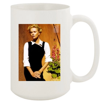 Charlize Theron 15oz White Mug