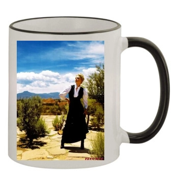 Charlize Theron 11oz Colored Rim & Handle Mug