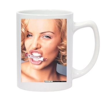 Charlize Theron 14oz White Statesman Mug