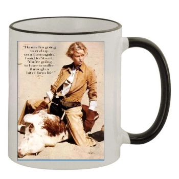 Charlize Theron 11oz Colored Rim & Handle Mug