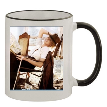 Charlize Theron 11oz Colored Rim & Handle Mug