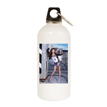 Cheryl Cole White Water Bottle With Carabiner