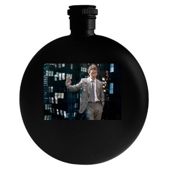 Christian Bale Round Flask