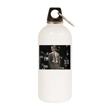 Christian Bale White Water Bottle With Carabiner