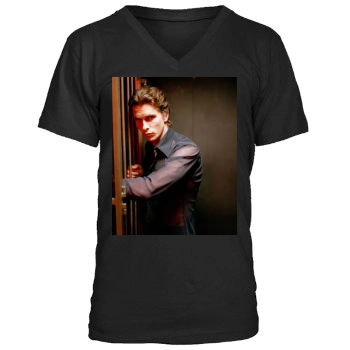 Christian Bale Men's V-Neck T-Shirt