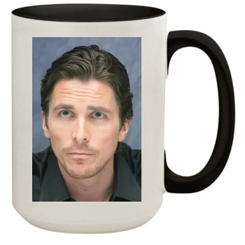 Christian Bale 15oz Colored Inner & Handle Mug