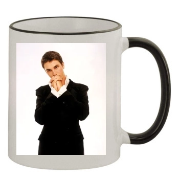 Christian Bale 11oz Colored Rim & Handle Mug