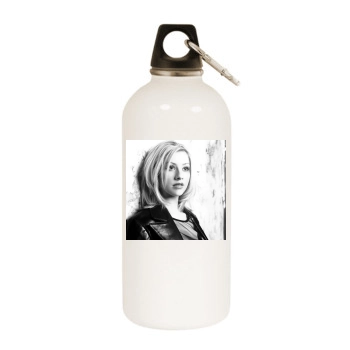 Christina Aguilera White Water Bottle With Carabiner