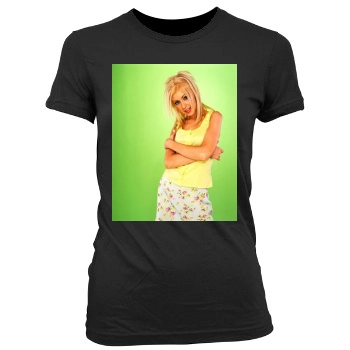 Christina Aguilera Women's Junior Cut Crewneck T-Shirt