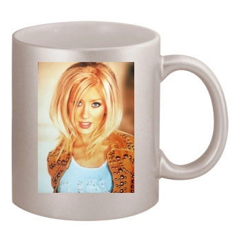 Christina Aguilera 11oz Metallic Silver Mug