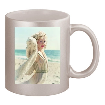 Christina Aguilera 11oz Metallic Silver Mug