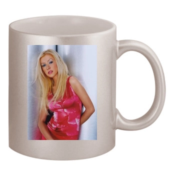 Christina Aguilera 11oz Metallic Silver Mug