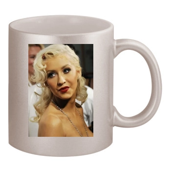 Christina Aguilera 11oz Metallic Silver Mug