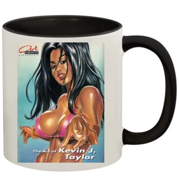 Kevin J. Taylor 11oz Colored Inner & Handle Mug