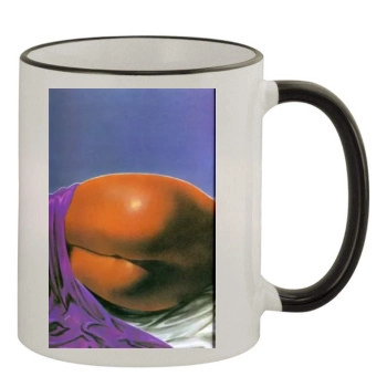 Kevin J. Taylor 11oz Colored Rim & Handle Mug
