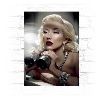 Christina Aguilera Metal Wall Art