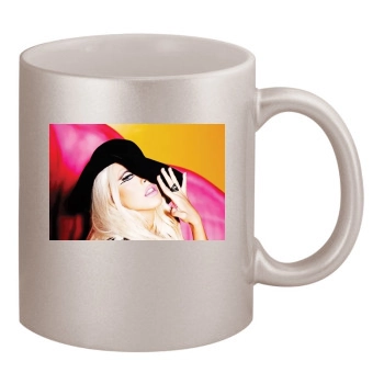 Christina Aguilera 11oz Metallic Silver Mug