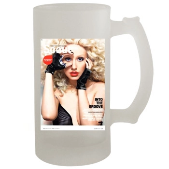 Christina Aguilera 16oz Frosted Beer Stein