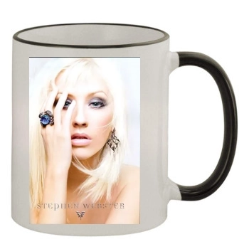 Christina Aguilera 11oz Colored Rim & Handle Mug