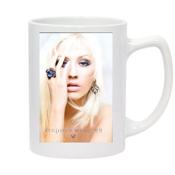 Christina Aguilera 14oz White Statesman Mug