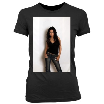 Christina Aguilera Women's Junior Cut Crewneck T-Shirt