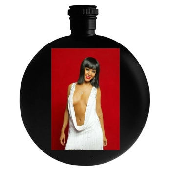 Christina Aguilera Round Flask