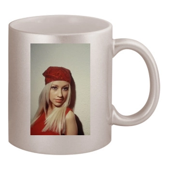 Christina Aguilera 11oz Metallic Silver Mug