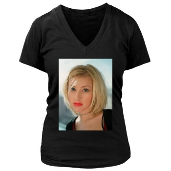 Christina Aguilera Women's Deep V-Neck TShirt