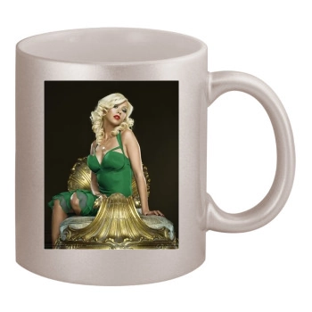 Christina Aguilera 11oz Metallic Silver Mug