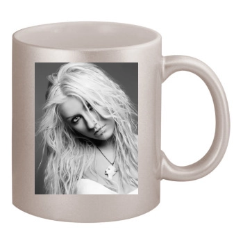 Christina Aguilera 11oz Metallic Silver Mug