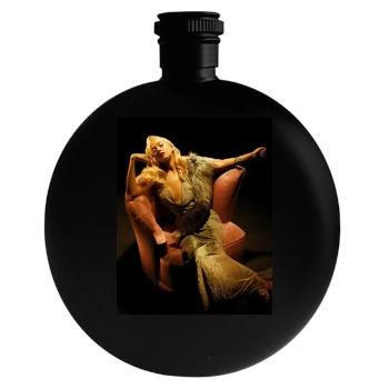 Christina Aguilera Round Flask