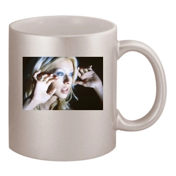 Christina Aguilera 11oz Metallic Silver Mug