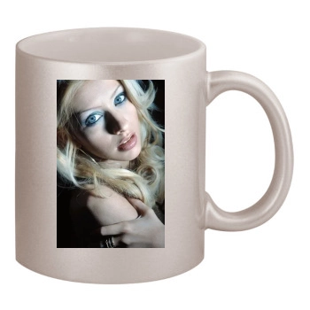 Christina Aguilera 11oz Metallic Silver Mug