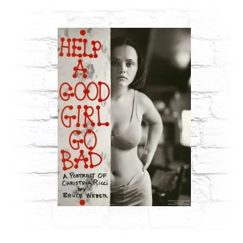 Christina Ricci Metal Wall Art