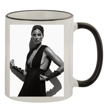 Christy Turlington 11oz Colored Rim & Handle Mug