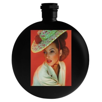 Christy Turlington Round Flask