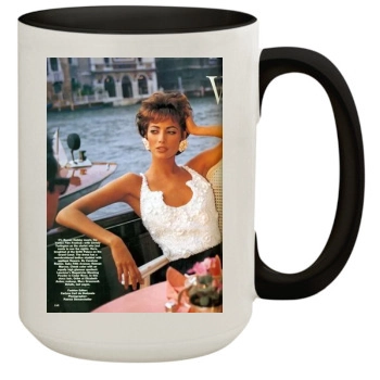 Christy Turlington 15oz Colored Inner & Handle Mug