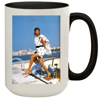 Christy Turlington 15oz Colored Inner & Handle Mug