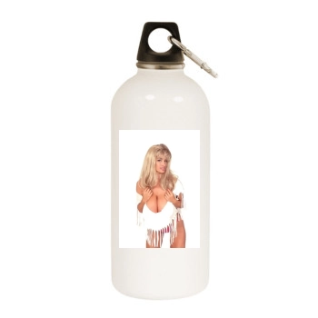 Joyce Gibson White Water Bottle With Carabiner