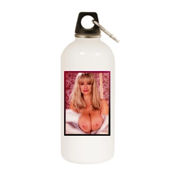 Joyce Gibson White Water Bottle With Carabiner