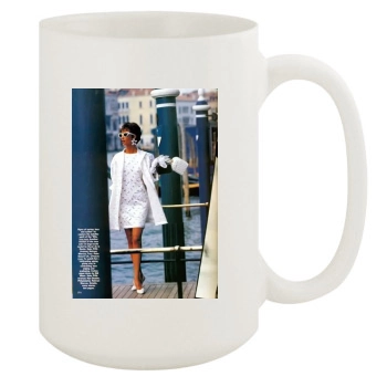 Christy Turlington 15oz White Mug