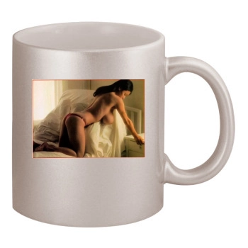 Joyce Gibson 11oz Metallic Silver Mug