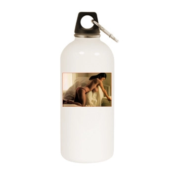 Joyce Gibson White Water Bottle With Carabiner