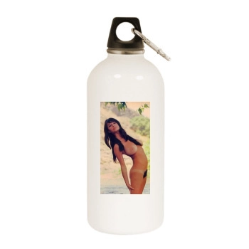 Joyce Gibson White Water Bottle With Carabiner