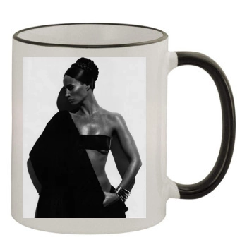 Christy Turlington 11oz Colored Rim & Handle Mug