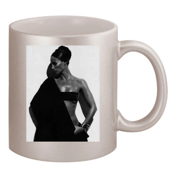 Christy Turlington 11oz Metallic Silver Mug